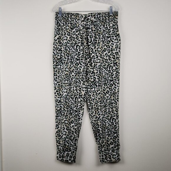 c by one Pants - C by one Size M Animal Print Pull on Women's Casual Jogger Pants with Pockets